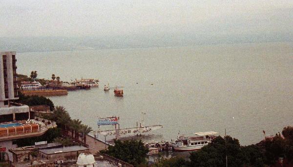 
Sea of Galilee from our Hotel at Tiberias 