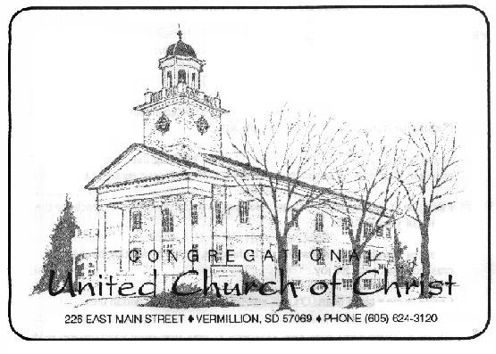  Congregational United Church of Christ,
Vermillion, SD 