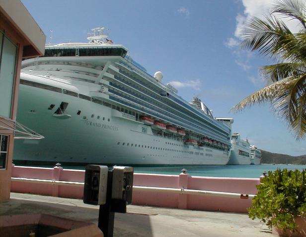 Cruise ships at Charlotte Amalie