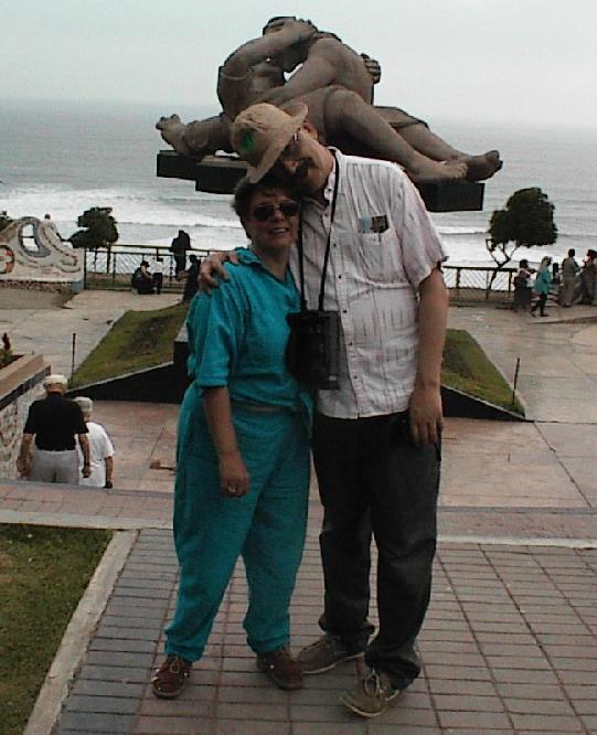  Steph and Bill at Love Park in Lima, Peru 