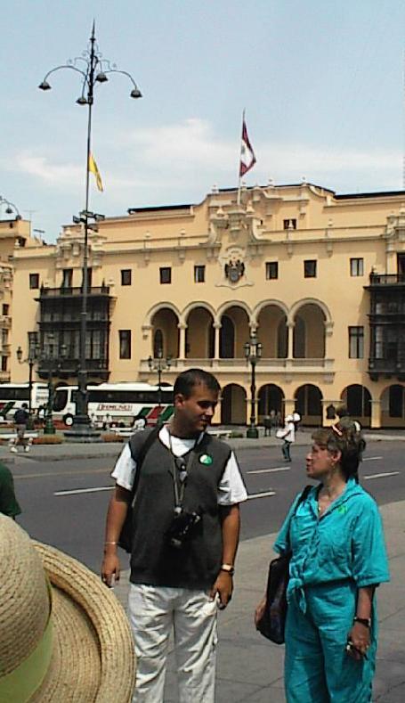  Steph in downtown Lima 